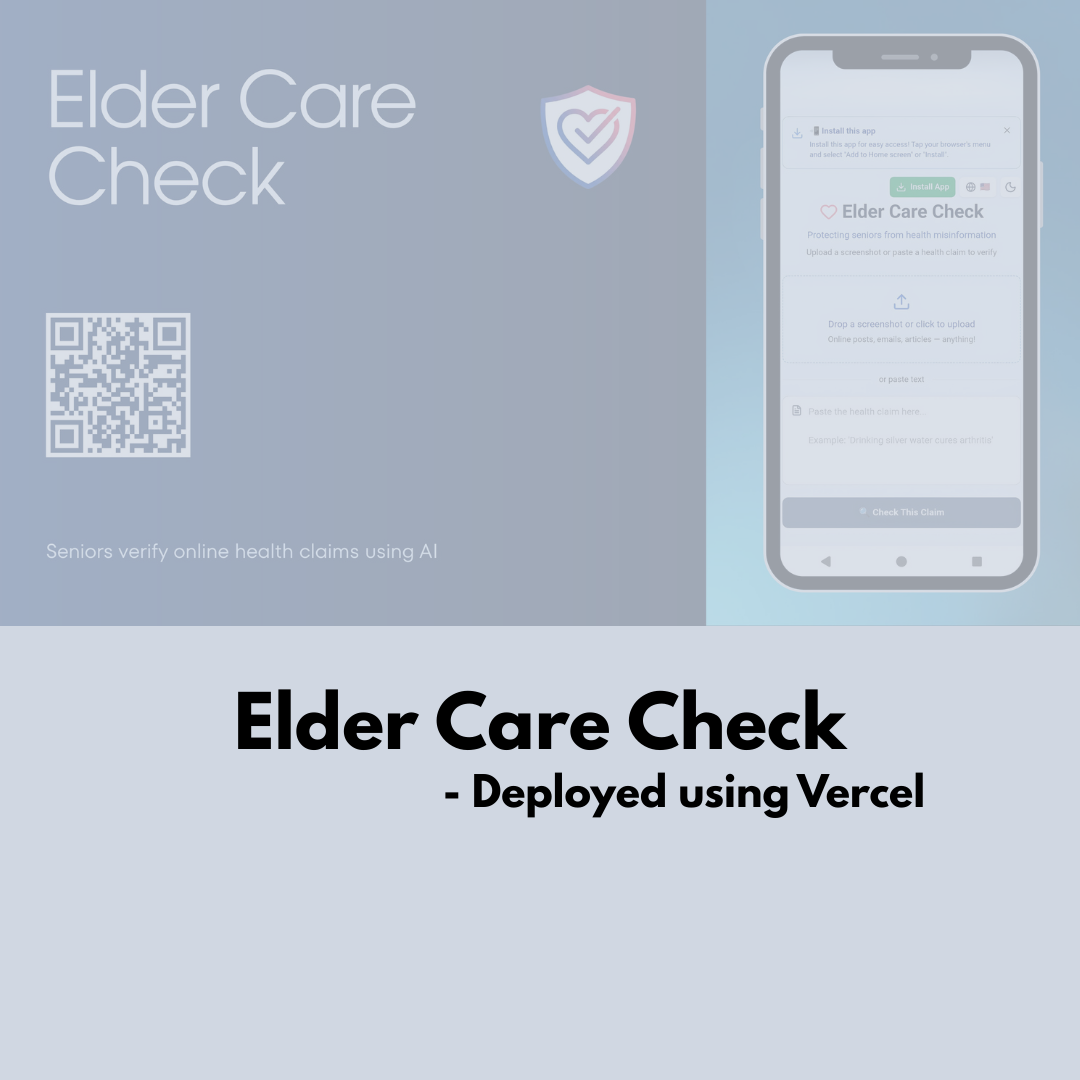 Elder Care Check App